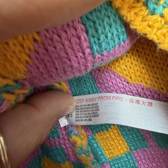 Free People Beach Malibu Shorts Poppy Fields Size S Sweater Shorts - Picture 4 of 5